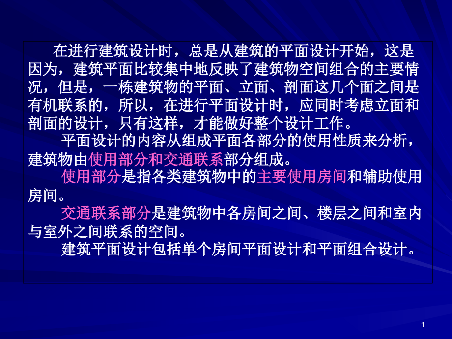 平面单个房间设计课件_第1页