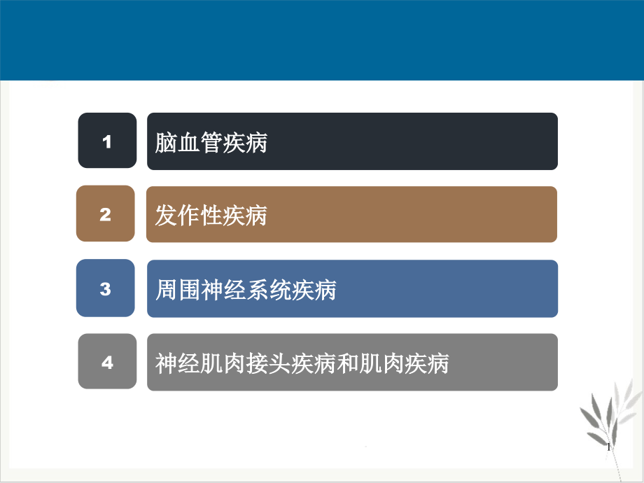 浅论神经系统常见疾病护理蔡课件_第1页