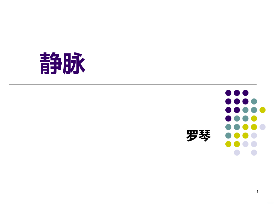 心血管系统--静脉课件_第1页