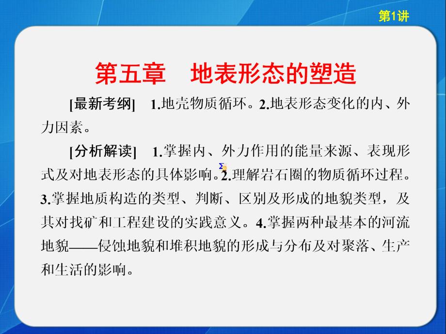 地理：营造地表形态的力量(详细)课件_第1页