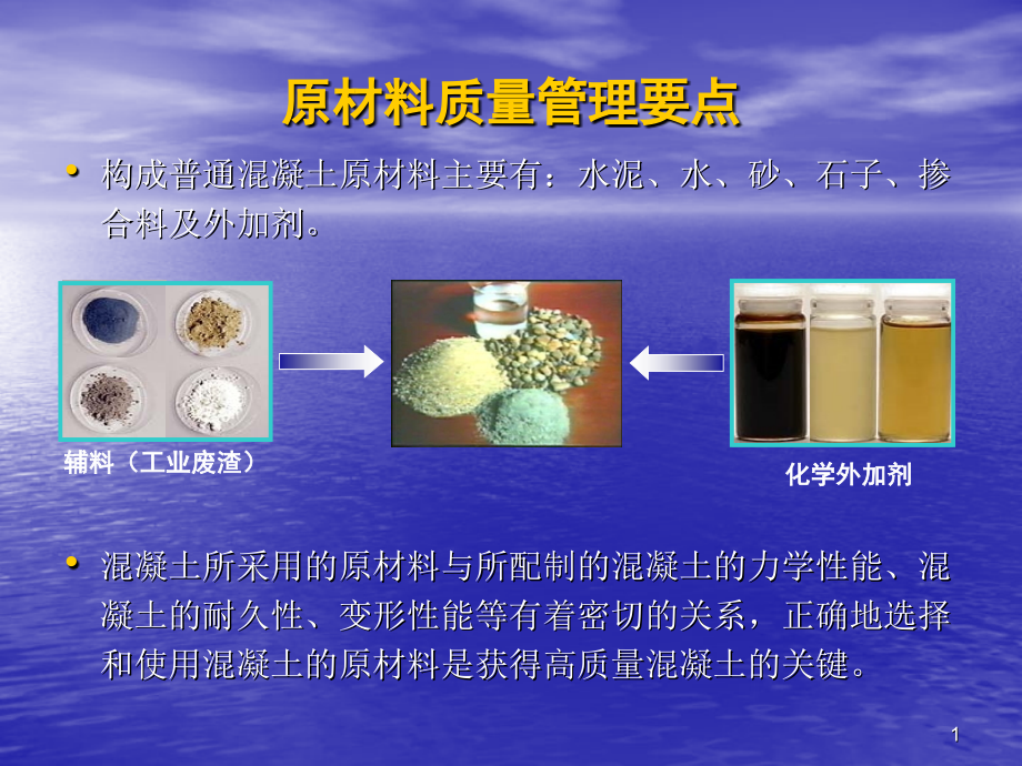 预拌混凝土质量管理要点课件_第1页