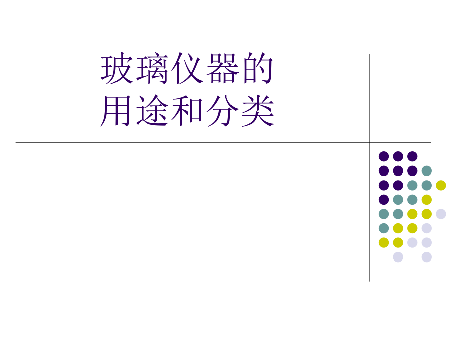 玻璃仪器的分类和洗涤课件_第1页