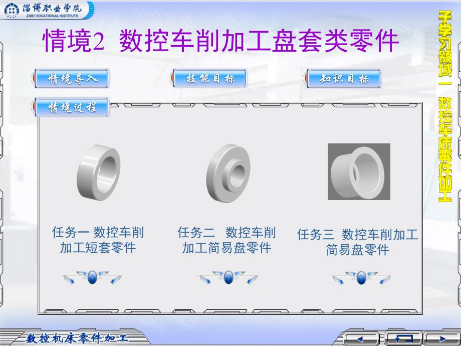 情境2数控车削加工盘套类零件课件_第1页