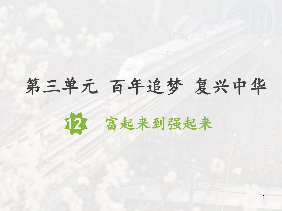 统编人教部编版小学五年级下册道德与法治12富起来到强起来课件_第1页