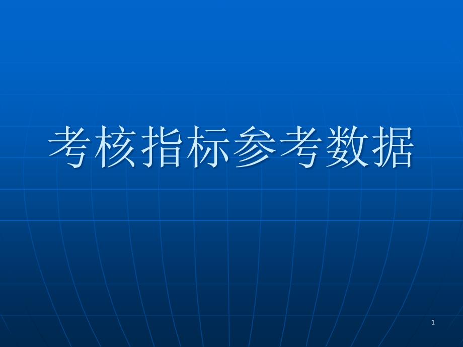 考核指标参考数据课件_第1页