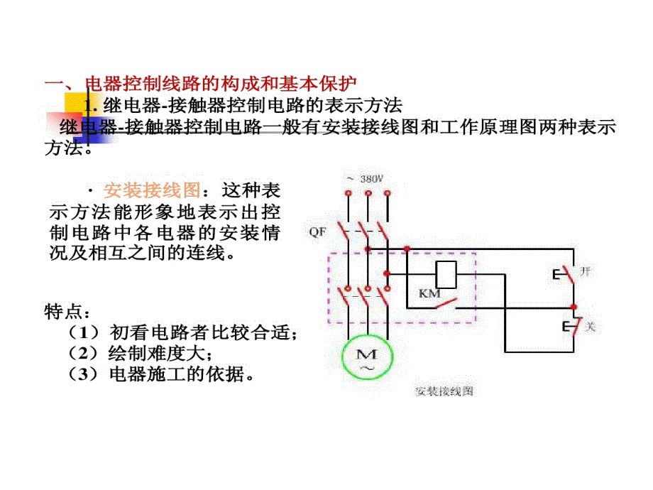 继电器接触器控制基本线路教学课件_第1页