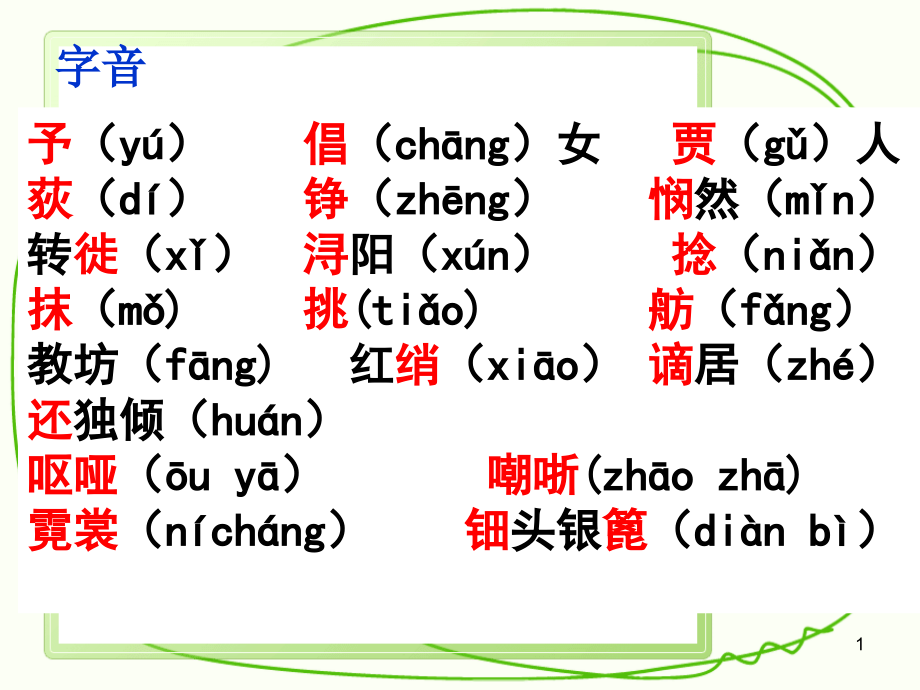 琵琶行上课课件_第1页