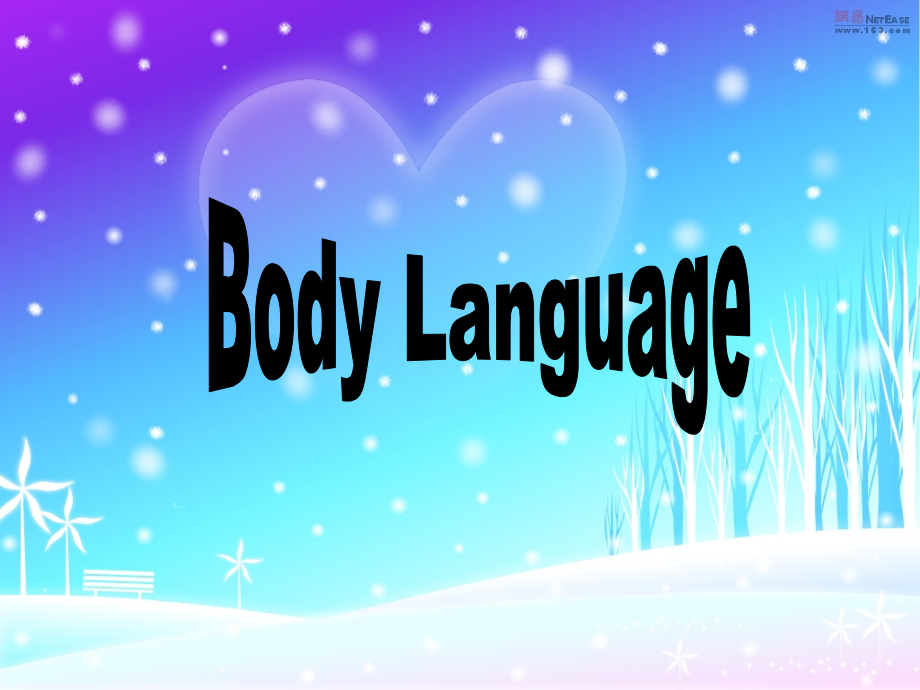 沪教版高中英语一年级第一学期：Body-language课件_第1页