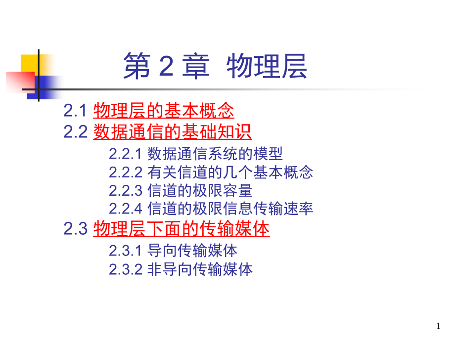 物理层总结课件_第1页