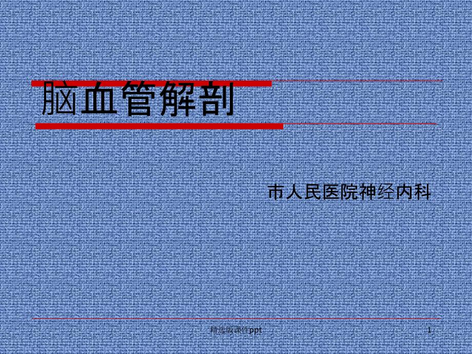 脑血管病解剖课件_第1页