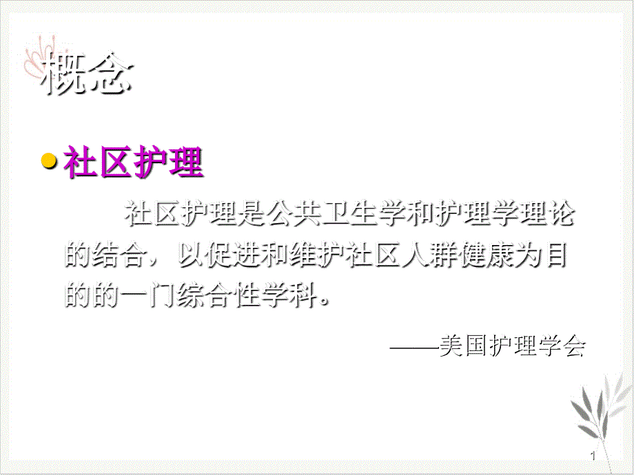 社区护理管理课件_第1页