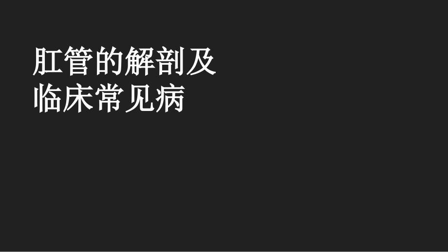 肛管解剖及常见病课件_第1页