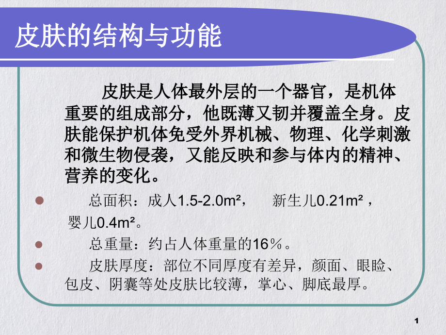 皮肤病的种类知识讲课课件_第1页