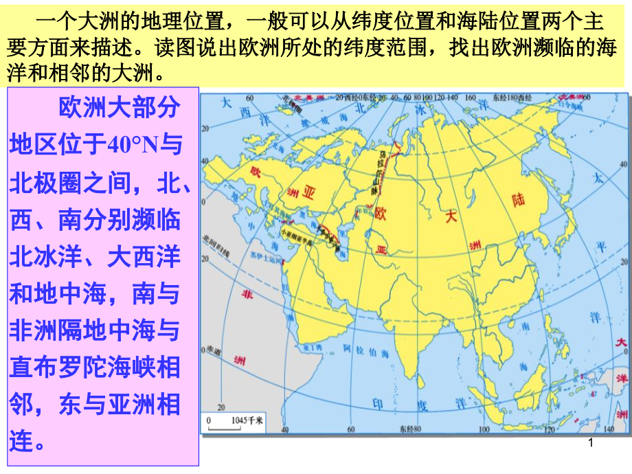 湘教版地理七年级下册第六章《认识大洲》复习课件_第1页