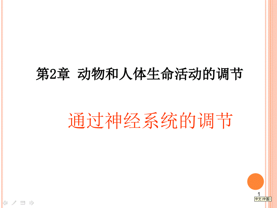 高中生物-《通过神经系统的调节》课件_第1页