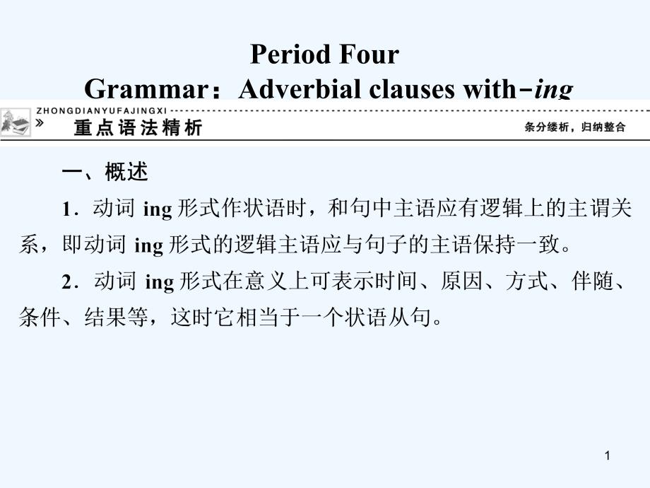 高三英语选修6课时知识点复习ppt课件_第1页