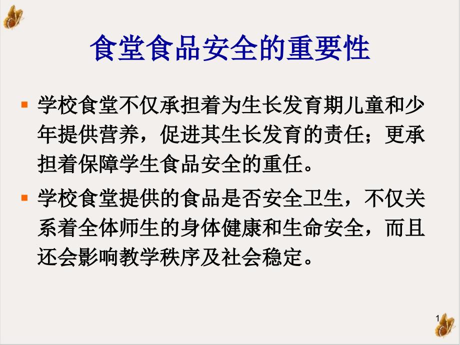 食堂食品安全管理体系建立课件_第1页