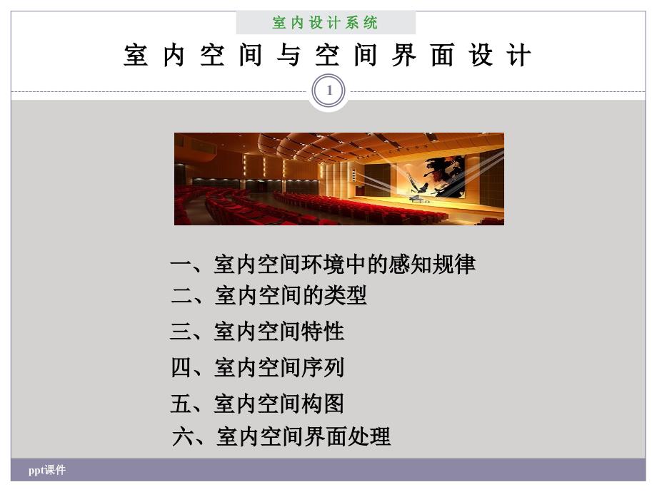 室内设计室内空间设计课件_第1页