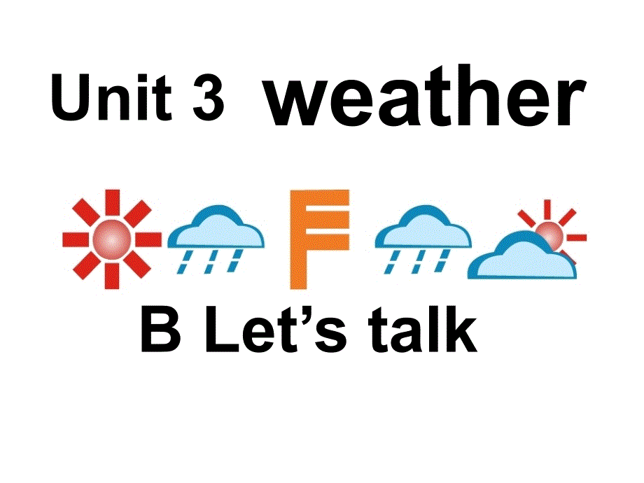 人教版(PEP版)英语四年级下册Unit3-B-let-s-talk-and-learn公开课ppt课件_第1页