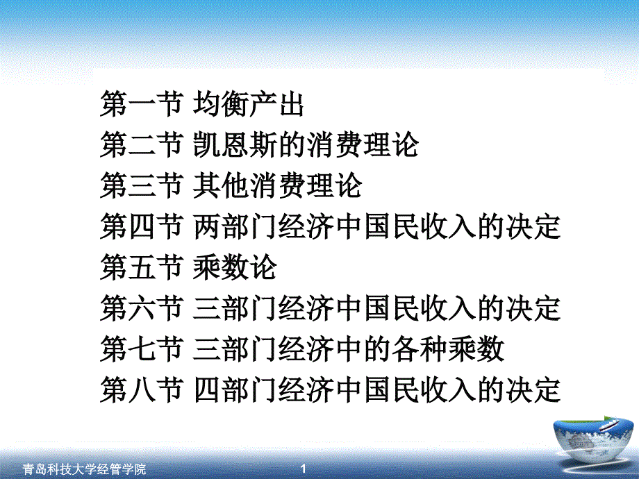 宏观13-简单国民收入决定理论_第1页