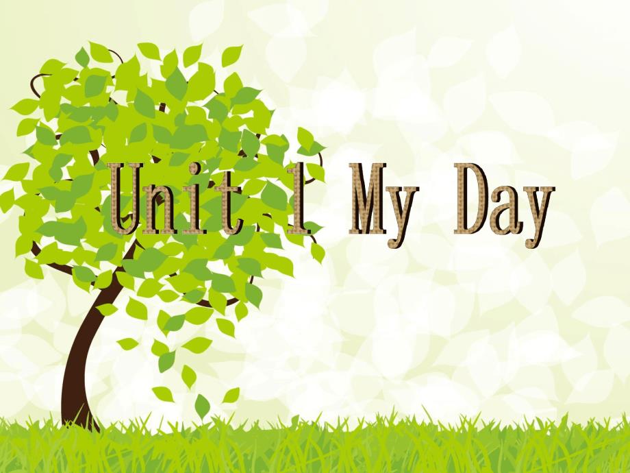 完整版人教版Unit1Myday_第1页