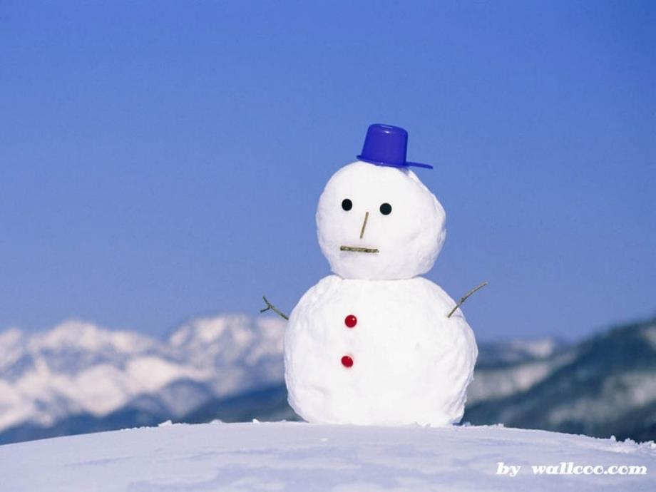 部编版公开雪地里的小画家课件_第1页