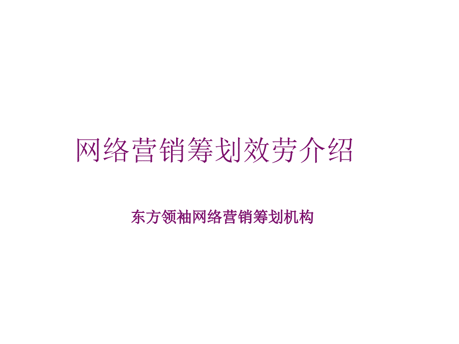 网络营销策划成功案例_第1页