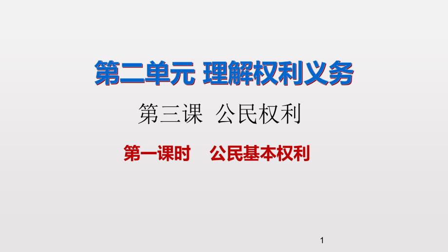 道德与法治《公民基本权利》优秀课件7_第1页