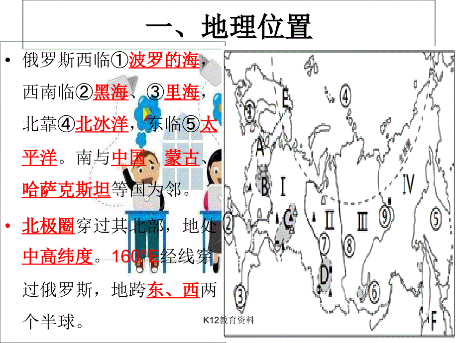 七年级地理下册-第八章-第二节-俄罗斯复习ppt课件-(新版)商务星球版_第1页