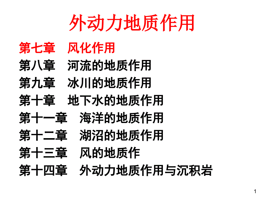 风化作用课件_第1页