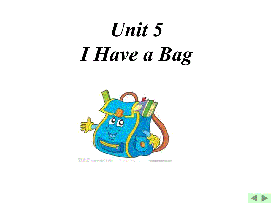 陕旅版小学英语三年级上册《Unit5Ihaveabag》课件_第1页