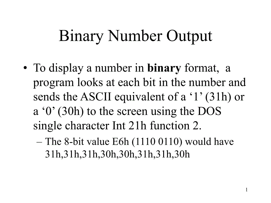 Binary-Number-Output-Electrical-and-Computer-Engineering二进制数输出的电气和计算机工程课件_第1页