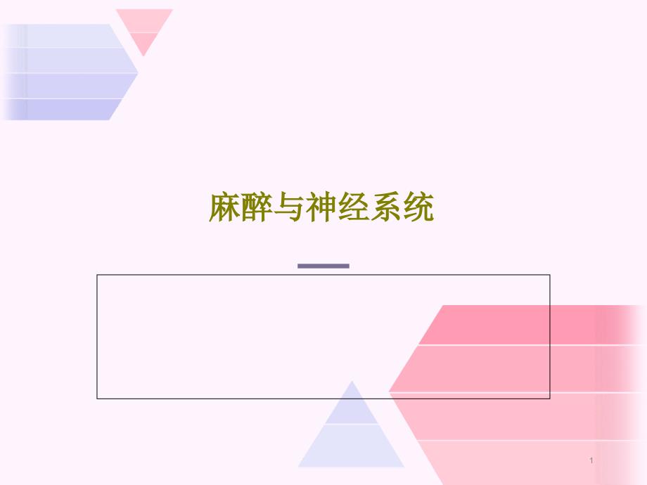 麻醉与神经系统课件_第1页