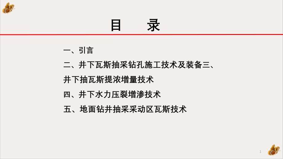 煤矿瓦斯抽采技术培训ppt课件_第1页