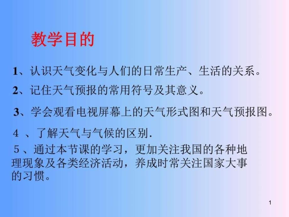 七年级地理上册第四章天气与气候ppt课件_第1页