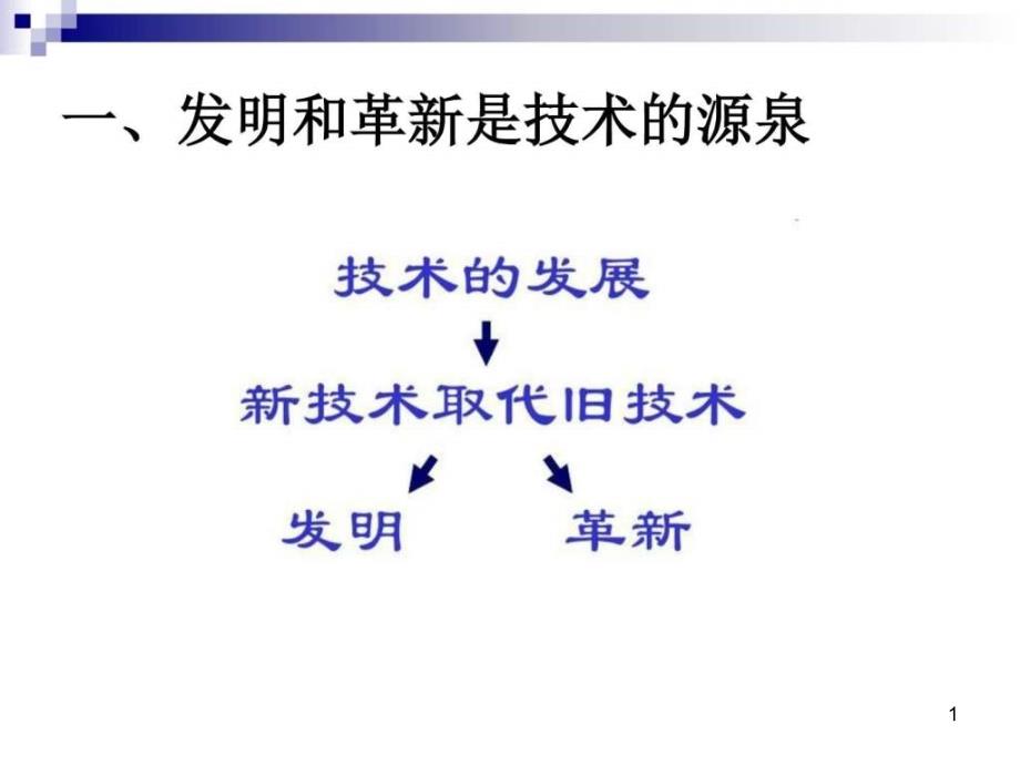 技术发明与技术革新课件_第1页