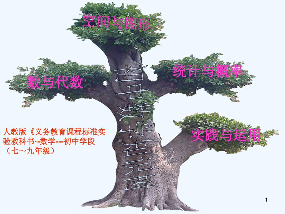 初中数学教材知识树课件_第1页