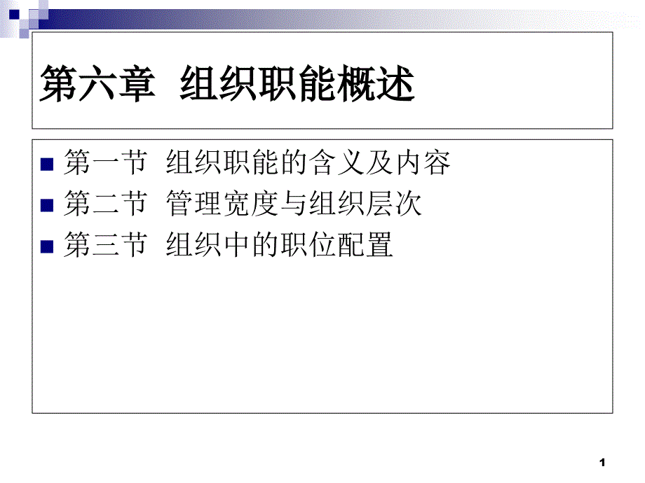 某公司组织职能概述课件_第1页