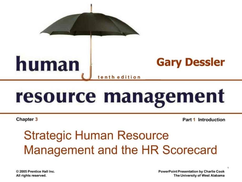 人力资源管理-HRM-chapter3-Strategic-Human-Resource-Management-and-the-HR-Scorecard课件_第1页