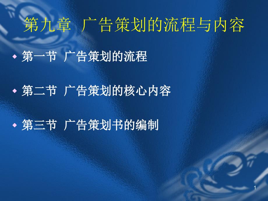 广告策划的流程与内容课件_第1页