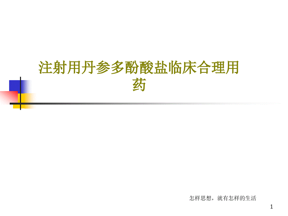 注射用丹参多酚酸盐临床合理用药PPT文档课件_第1页