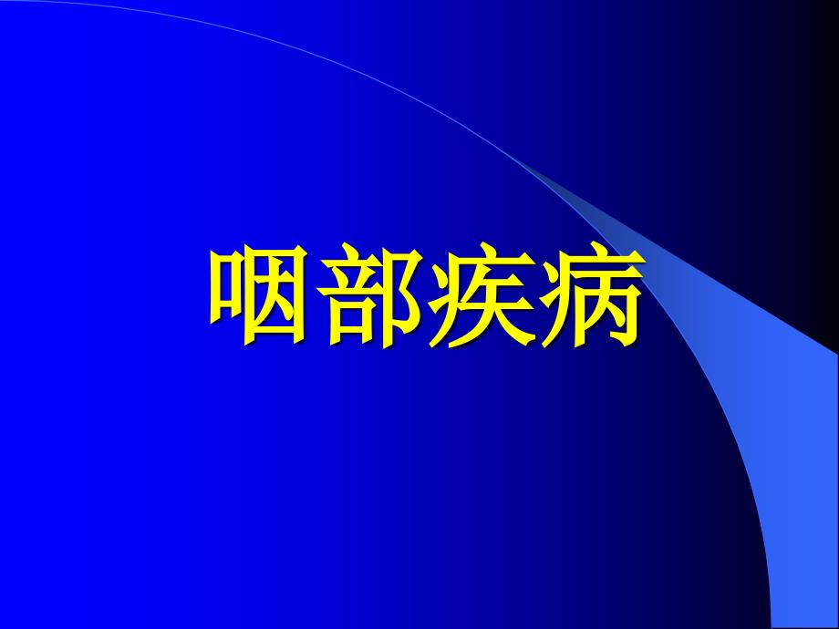 [基础医学]咽科疾病课件_第1页