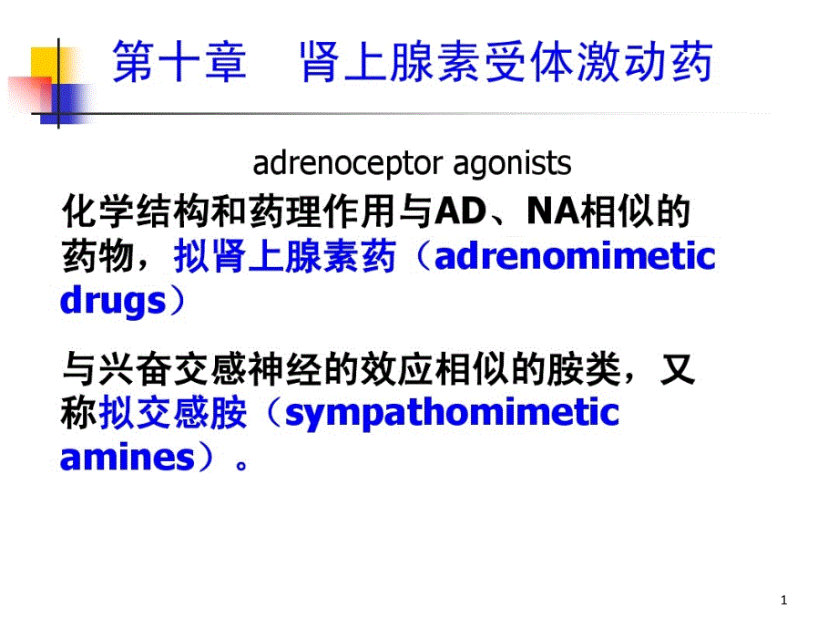 第10章-肾上腺素受体激动药课件_第1页