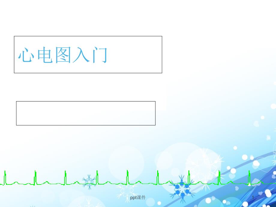 心电图入门精要-课件_第1页