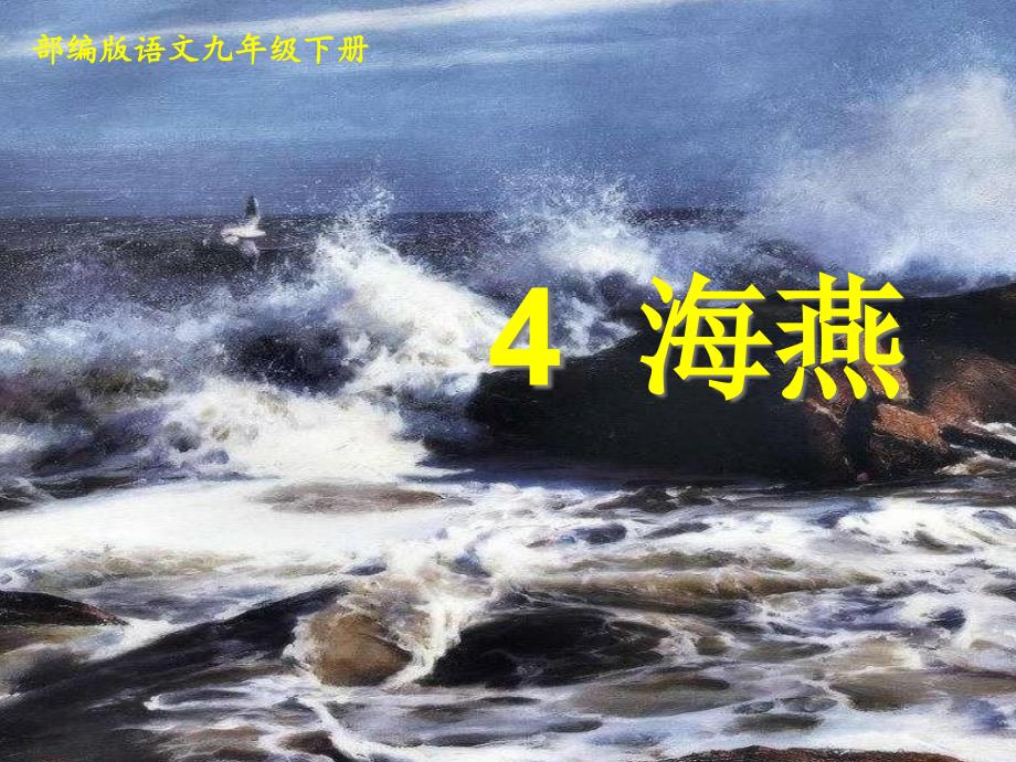 (部编版)海燕课件_第1页