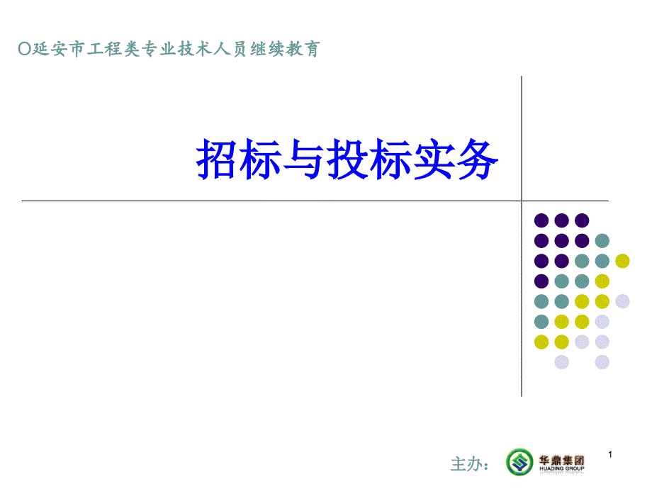 招标与投标实务培训教材课件_第1页