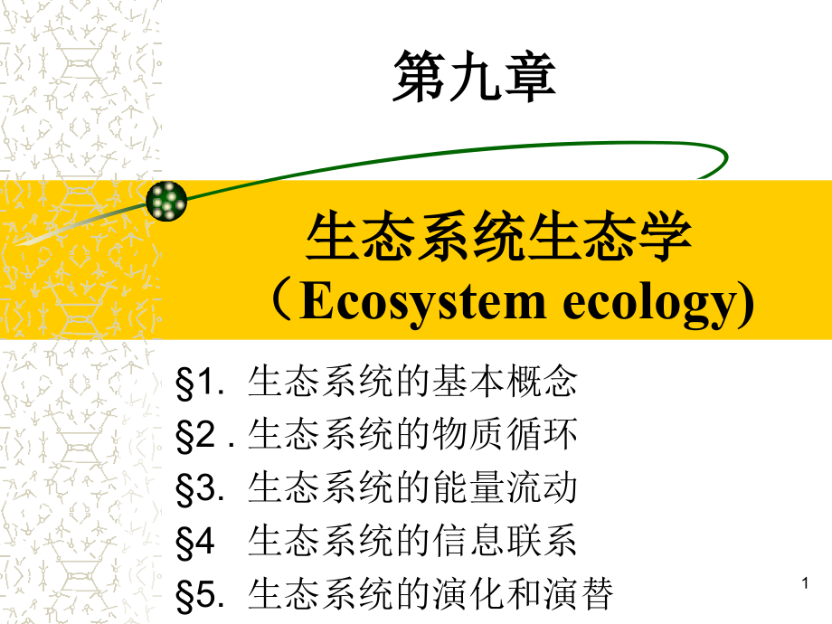 第四篇生态系统生态学课件_第1页