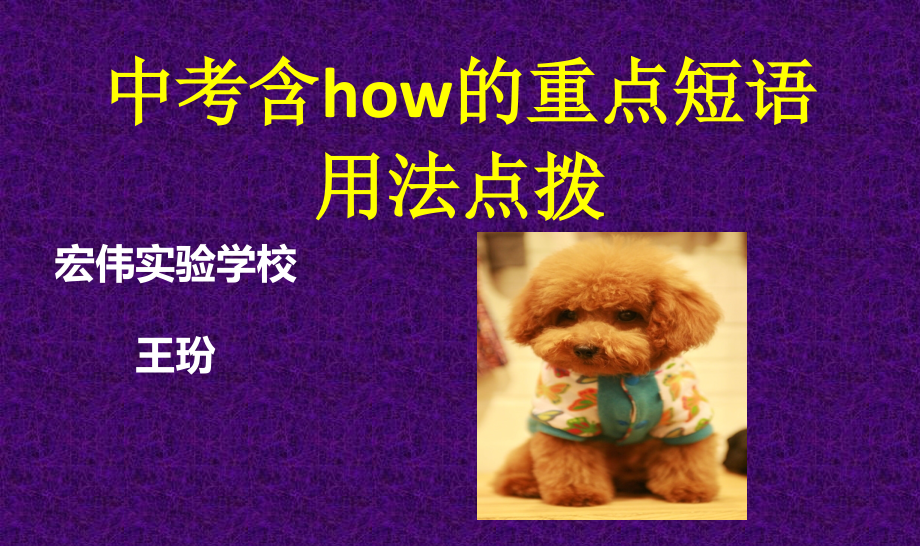 与how有关的重点短语用法课件_第1页