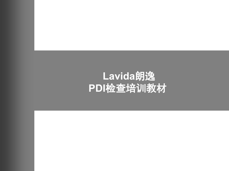 上海大众汽车Lavida朗逸PDI检查资料课件_第1页