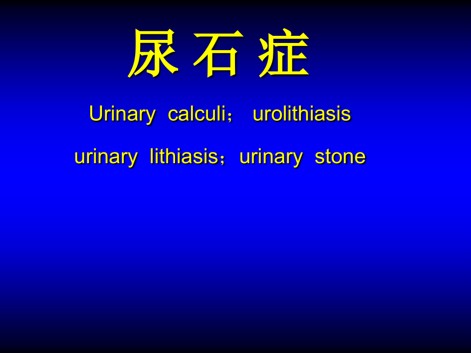 泌尿系结石课件_第1页